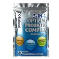 30 Patches Probiotics Transdermal Patches with Digestive Enzymes and Prebiotic Multi Enzyme Complex for Gut Health