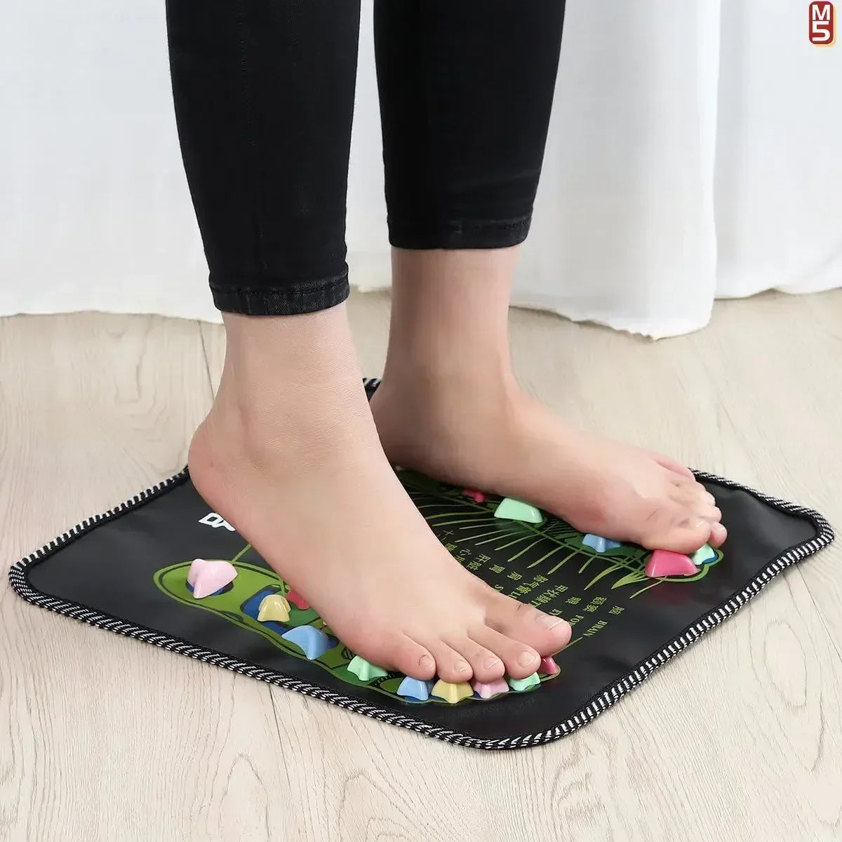 Acupressure Foot Reflexology Mat for Deep Tissue Muscle Relief Body Shaping Massage Equipment Tidesmit