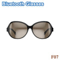 Smart Bluetooth Audio Sunglasses - Wireless Hands-Free Spatial Audio Black Black F07 Tidesmit