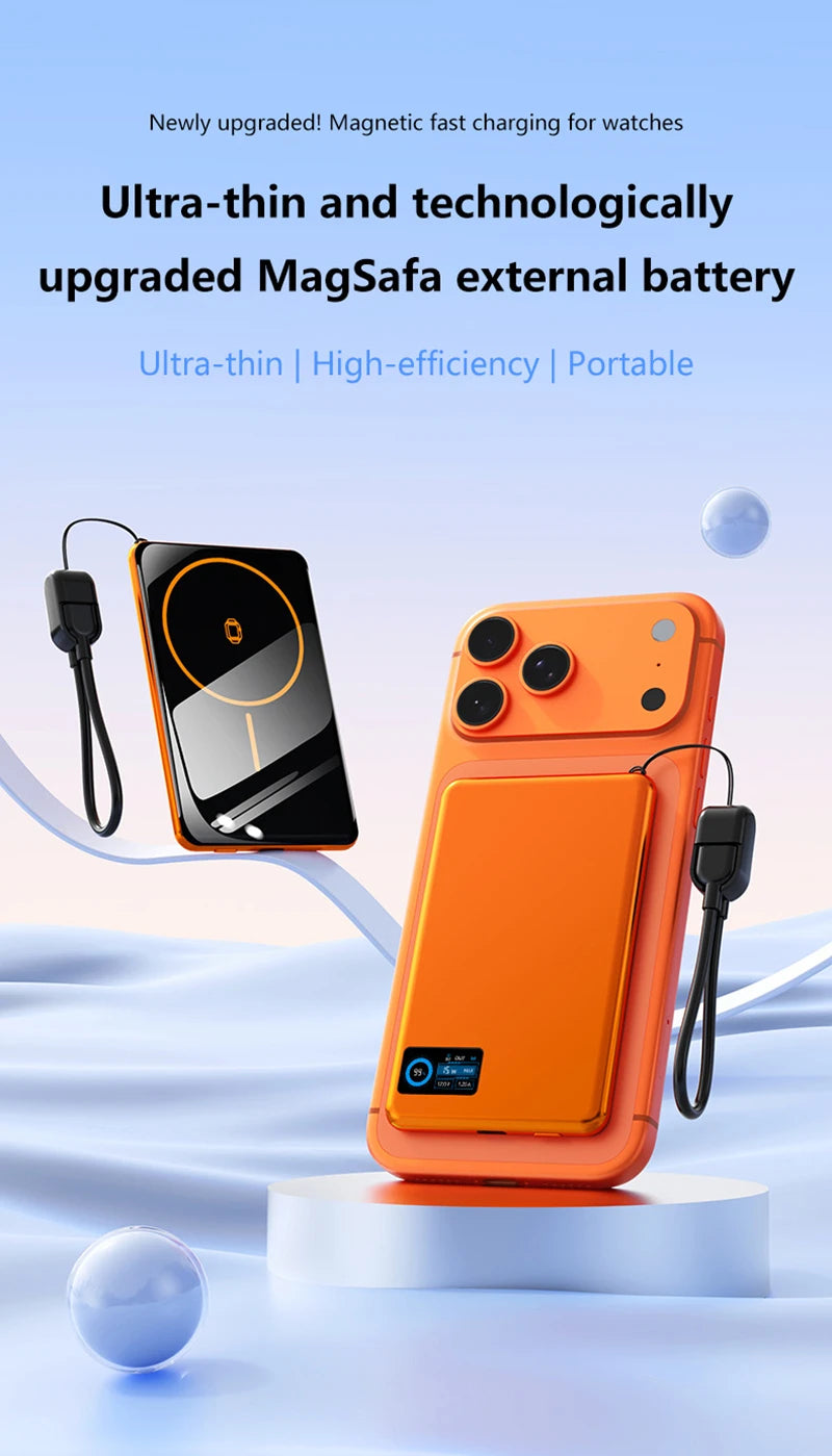 Magnetic Fast Charging Power Bank 50000mAh - Portable USB-C Battery Pack Tidesmit