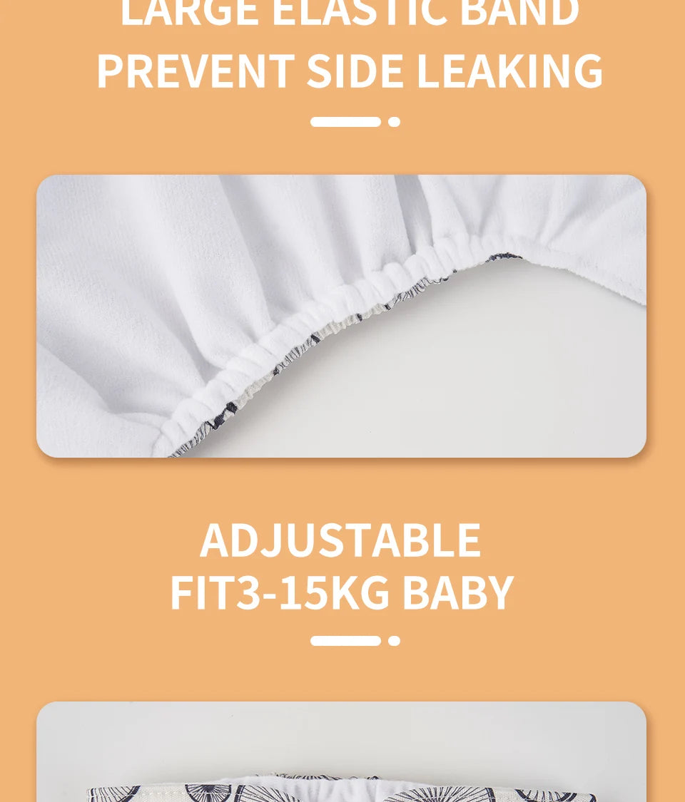 HappyFlute Fashion Style Hot Sale 3-15kg Baby Super Soft Suede Cloth Inner Fabric Reusable&Washable Eco-friendly Pockete Diaper