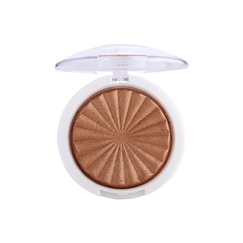 Tidesmit Miss Rose 3D pearlescent highlighter and monochrome blush powder texture close-up for radiant face makeup