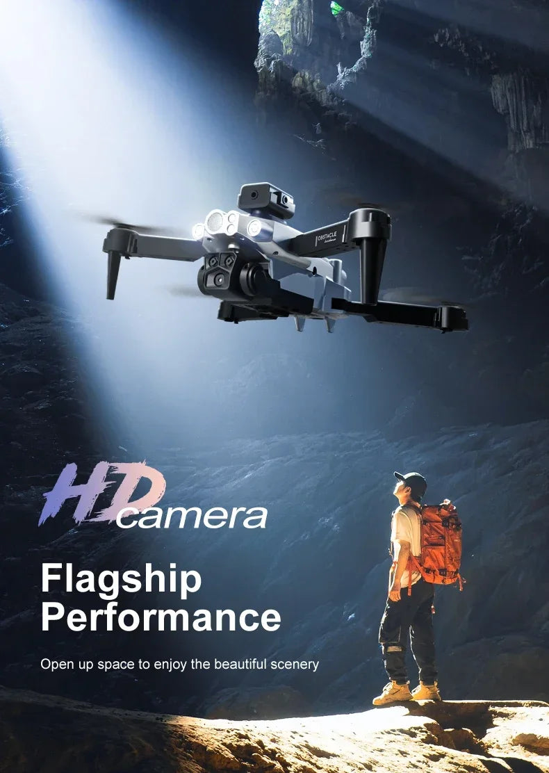 8K GPS Drone with Triple Camera - Obstacle Avoidance & Foldable Design Tidesmit