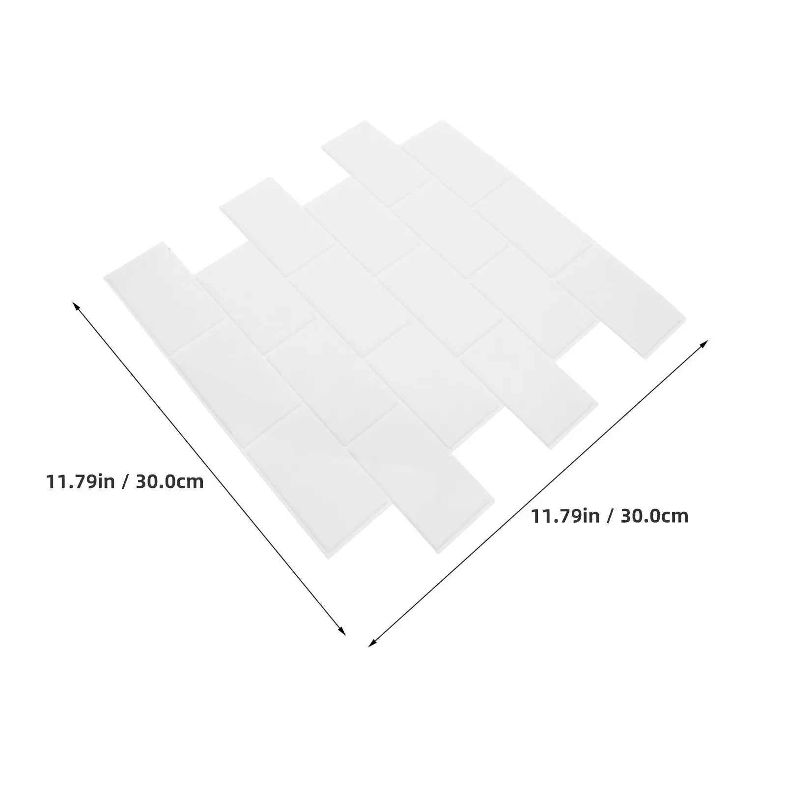 6Pcs Kitchen Tile Stickers Waterproof Peel and Stick Backsplash Tiles Self Adhesive Stone Look Wall Panels for DIY Kitchen