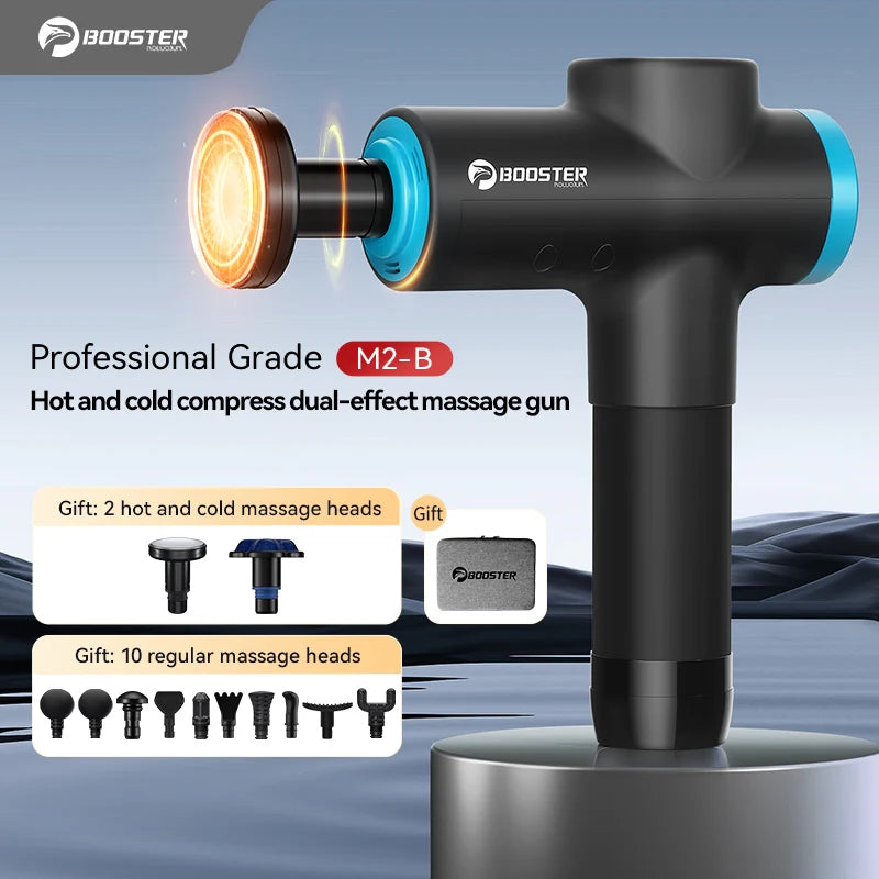 Massage Gun Deep Tissue Percussion Massager, 12 Heads, 4000mAh Battery Relaxation Treatment Tidesmit