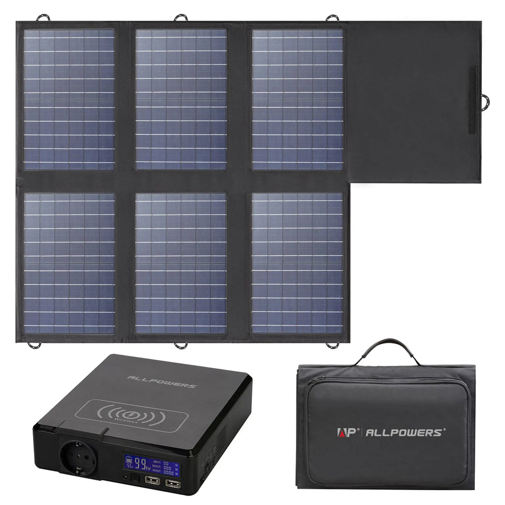 Portable Power Station 41600mAh 200W PD Fast Charging Battery black Tidesmit