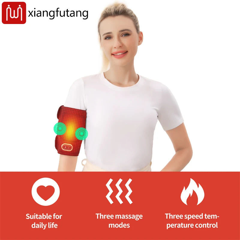 Portable Heated Arm Massager - Vibration Therapy for Recovery Relaxation Treatment Tidesmit