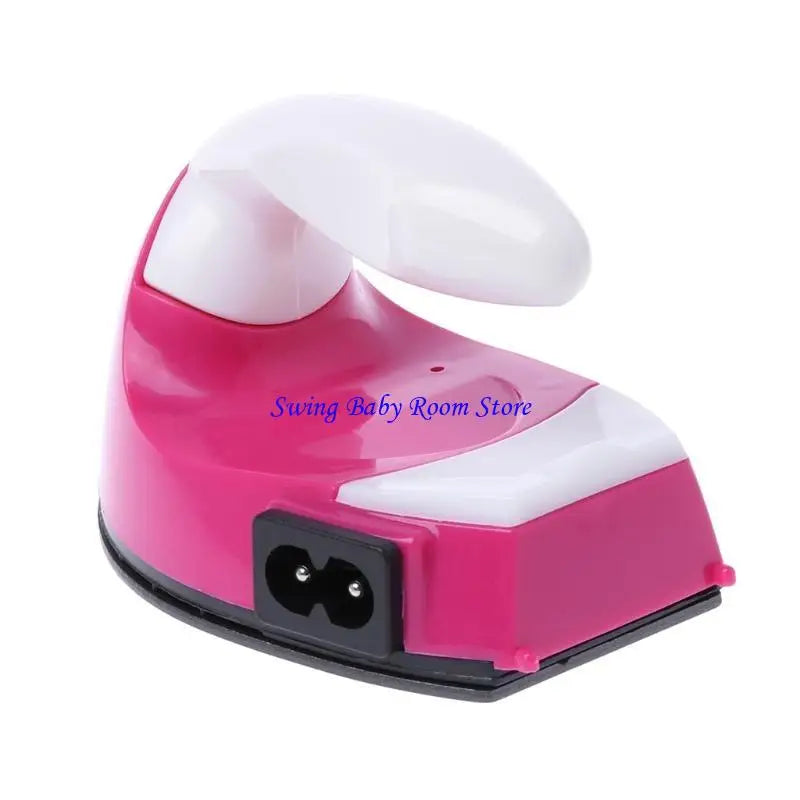 Tidesmit K1AD portable mini heat press iron showing side profile and compact 3.9 inch heating plate for crafts