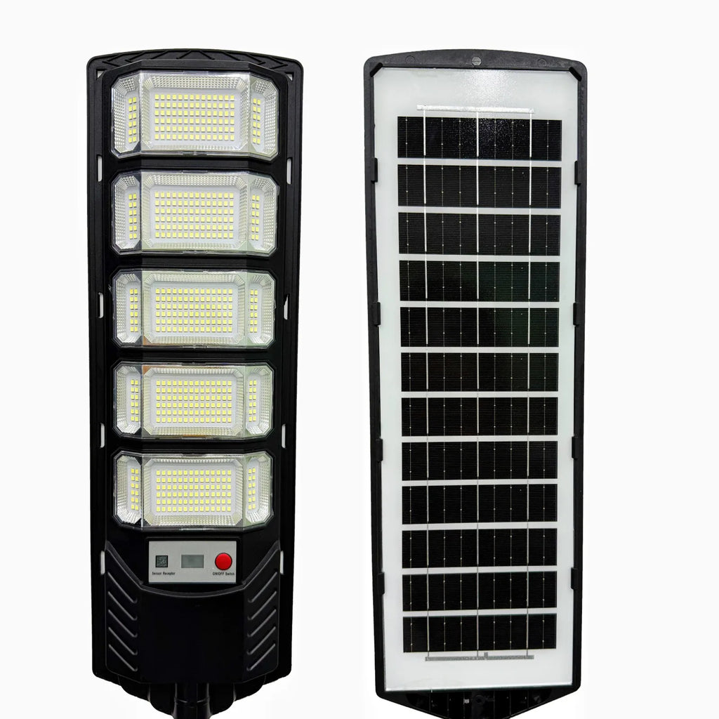 2-Pack 540-LED 120000LM Solar Street Lights (Outdoor Dusk-to-Dawn Motion Sensor) Easy to Install Waterproof