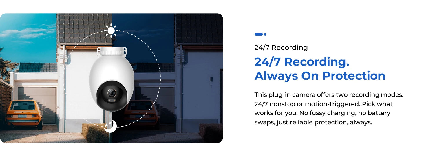 IMILAB EC6 Pro 8MP Outdoor Security WiFi Camera 2.4G/5G AI Detection Auto-Tracking CCTV 24/7 Recording Compatible with MiHome