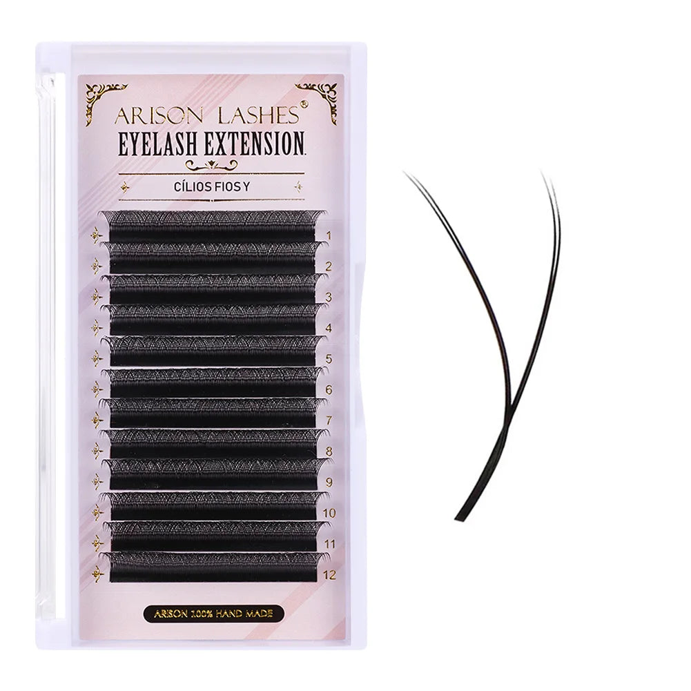 W Shape 7D Volume False Eyelashes 0.07mm D Curl - Soft Faux Lashes False Eyelashes Tidesmit