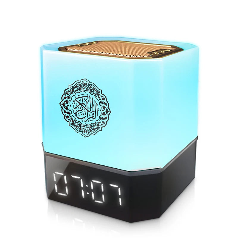Quran Islam Arabic Muslim Azan Clock Koran Night Light Lamp Bright Portable Bluetooth Speaker Wireless Ramadan Arab Islamic Holy