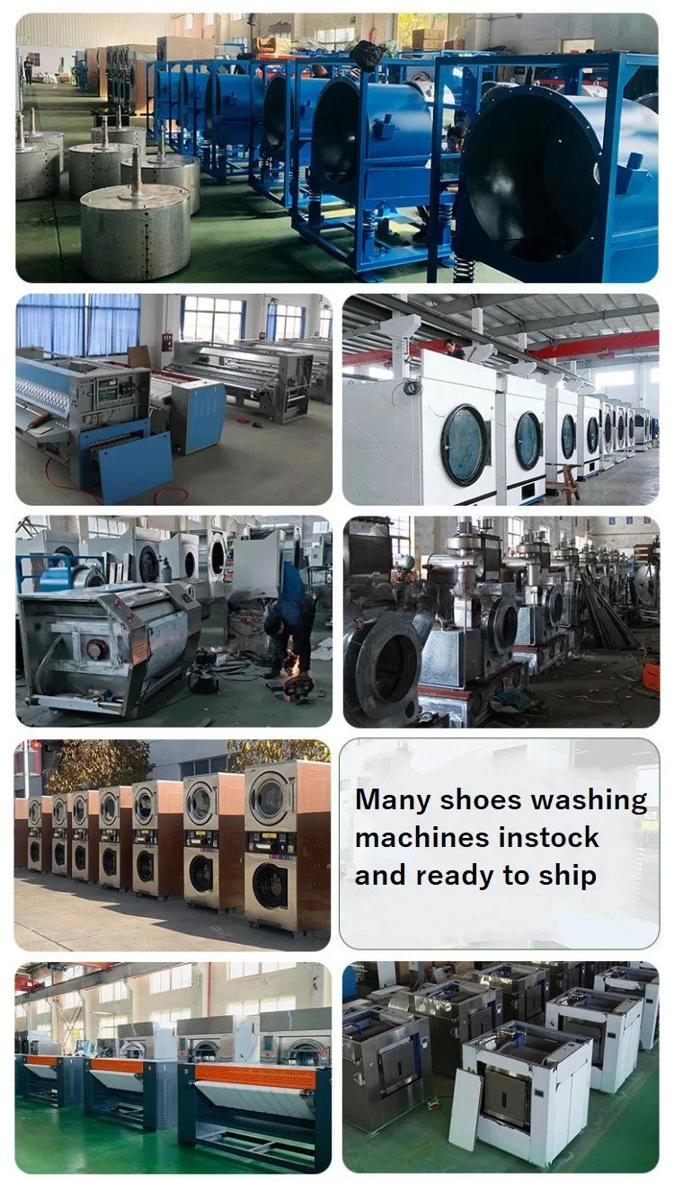 Tidesmit heavy duty shoe washer machine with 15-30 pair capacity for commercial sneaker cleaning laundry businesses