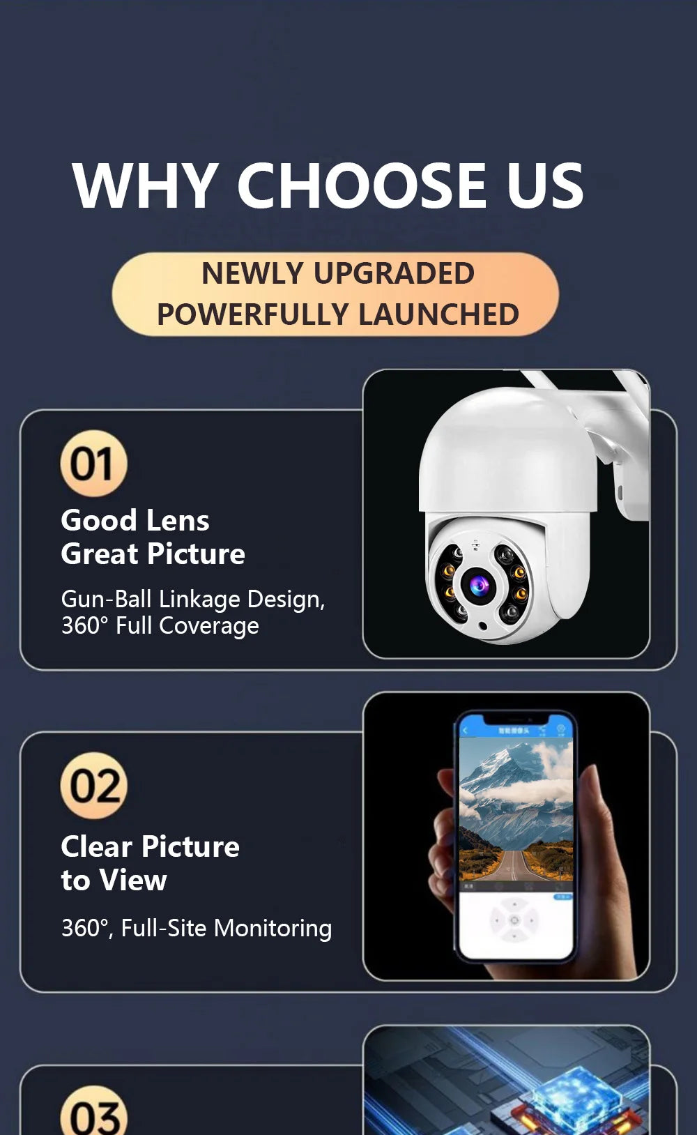 8MP 4K Wireless PTZ Camera HD 1080P Color Night Vision Wifi IP Camera Outdoor 5MP Ai Auto Tracking CCTV Surveillance Cam V360PRO