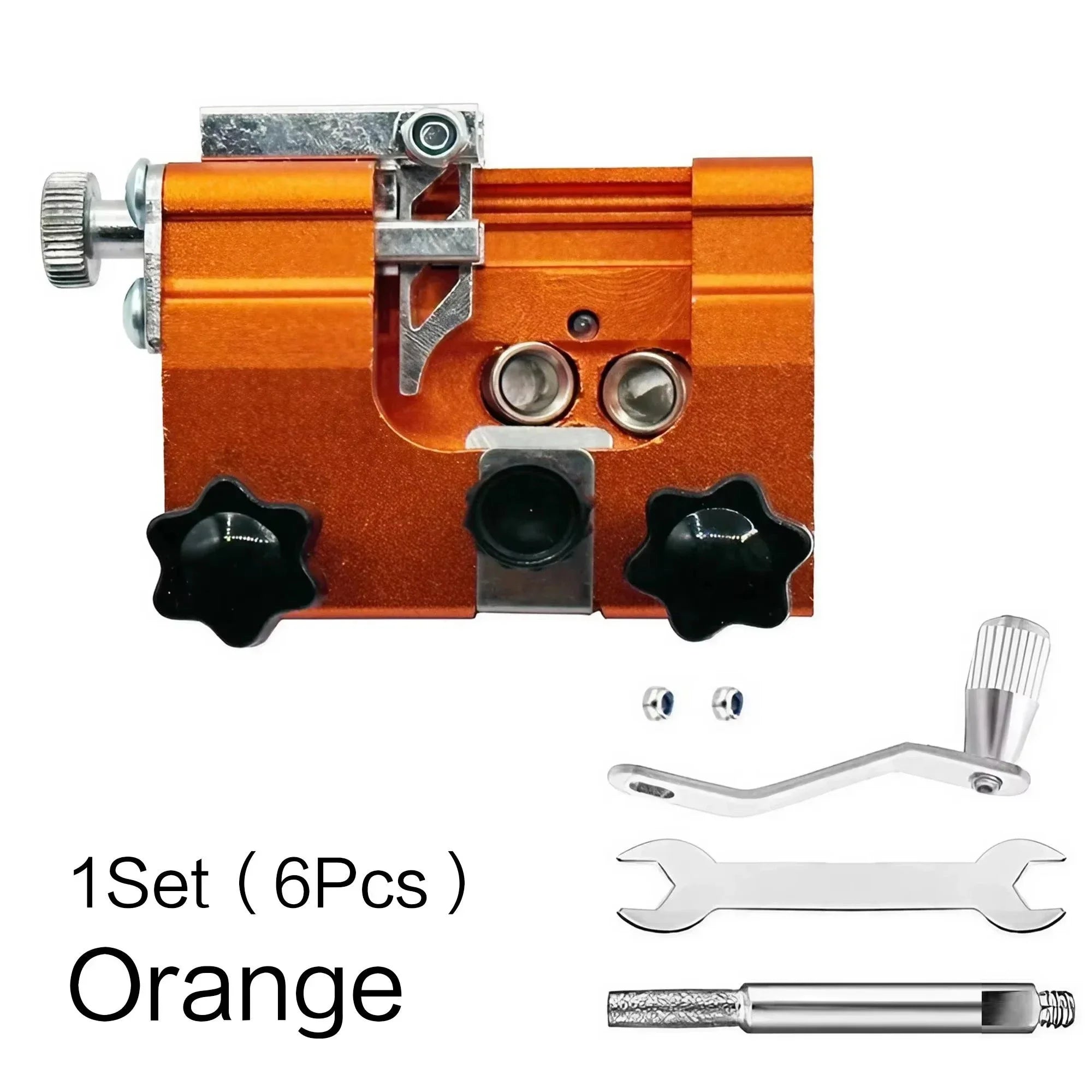 Portable Chainsaw Sharpener Manual Chain Sharpening Kit with Burr Stone Ideal for Lumberjacks and Gardeners