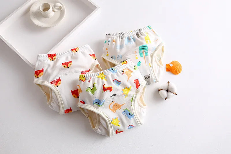 New Baby Wing Diaper Cotton Baby Waterproof Reusable Training Pants Infant Shorts Nappies Panties Nappy Changing Underwear Cloth