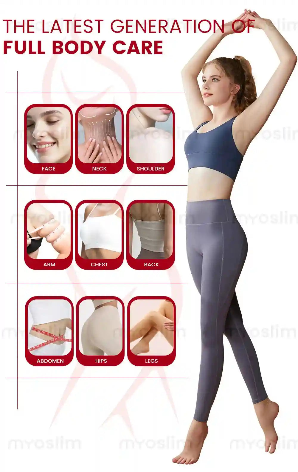 Electric Massager with EMS for Muscle Relief & Firming | Tidesmit Massage Roller Tidesmit