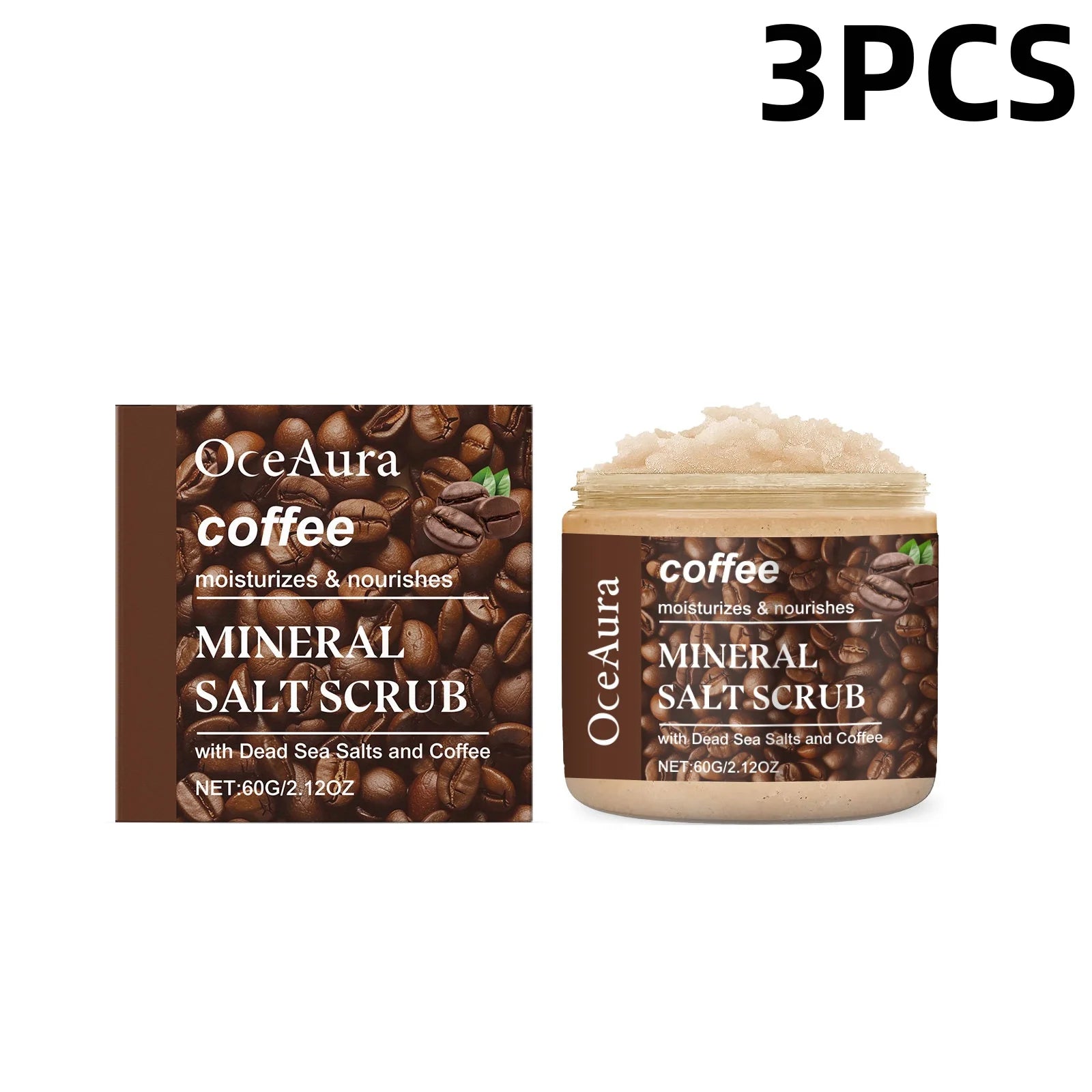 Body Exfoliating Scrub Set for Radiant Skin - Deep Hydration 3PCS Scrubs Treatments 3PCS China Mainland Tidesmit