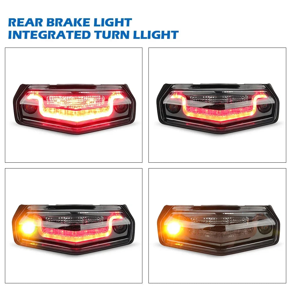 Tenere 700/Rally Motorcycle LED Tail Light For YAMAHA XTZ700 World Raid T7 Rear Brake Stop Lamp Integrated Turn Signal Flasher