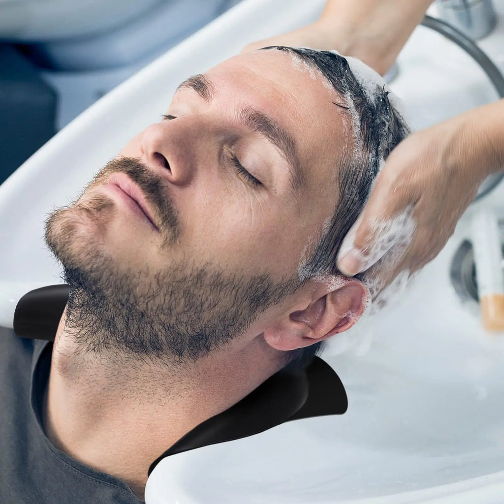 Shampoo Bowl Neck Rest - Non-Slip Silicone Salon Cushion for Comfort Massage Chairs Tidesmit