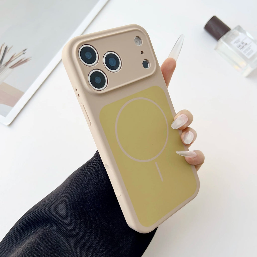iPhone 17 Pro Max Magnetic Silicone Case - Shock-Absorbing Slim Cover Tidesmit