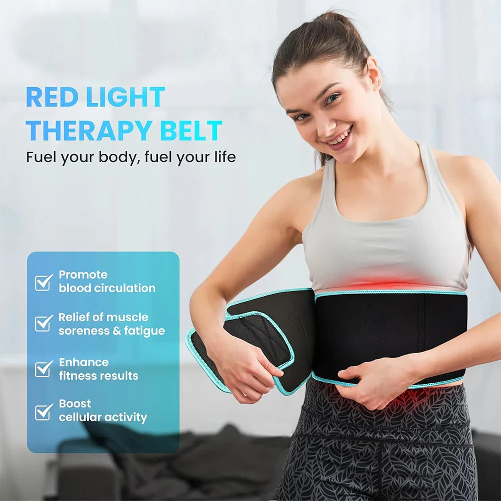 Red Light Therapy Belt for Pain Relief and Slimming - Model KK105 Relaxation Treatment Tidesmit