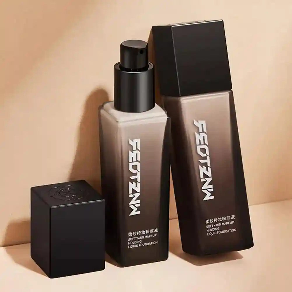 Tidesmit Long-Lasting Soft Yarn liquid foundation texture close-up for anti-aging skincare and wrinkle coverage
