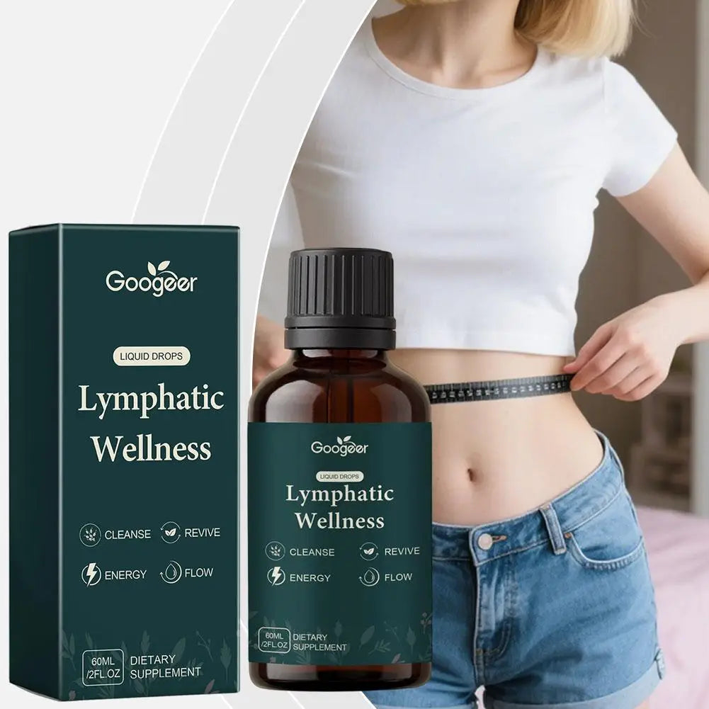 Lymphatic Drainage Drops 2000mg Herbal Blend with Elderberry Echinacea Dandelio Supports Lymphatic Drainage, Immune System