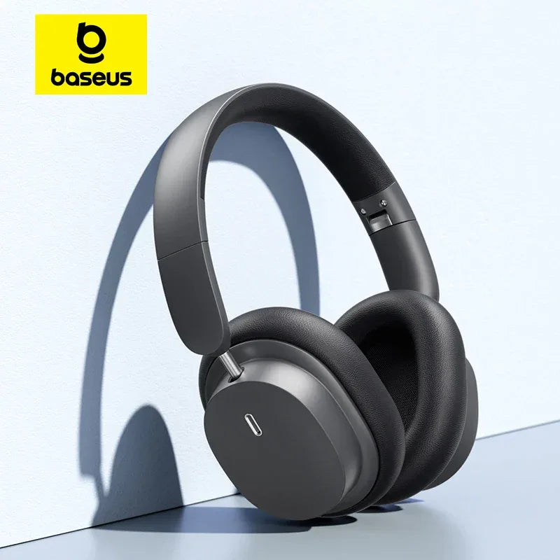 Baseus Bowie D05 Wireless Headphone Bluetooth 5.3 Earphone HIFI Level Headset 40mm Driver Foldable Over Ear Headphone 70H Time Tidesmit