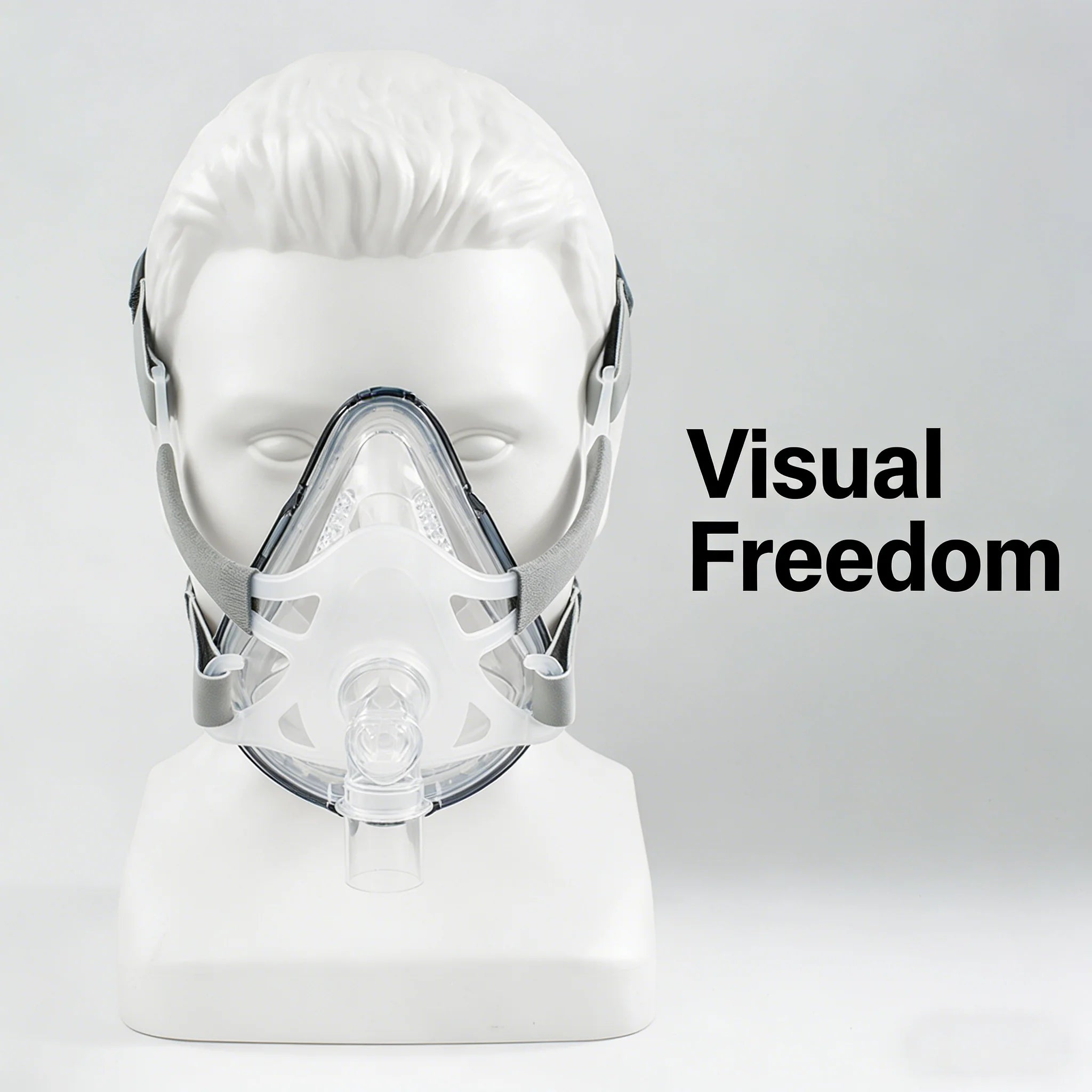 BMC CPAP Mask Full Face Apnea Mask With Comfortable Silicone Pad Suitable for APAP Auto CPAP BIPAP Anit Snoring Sleep Apnea