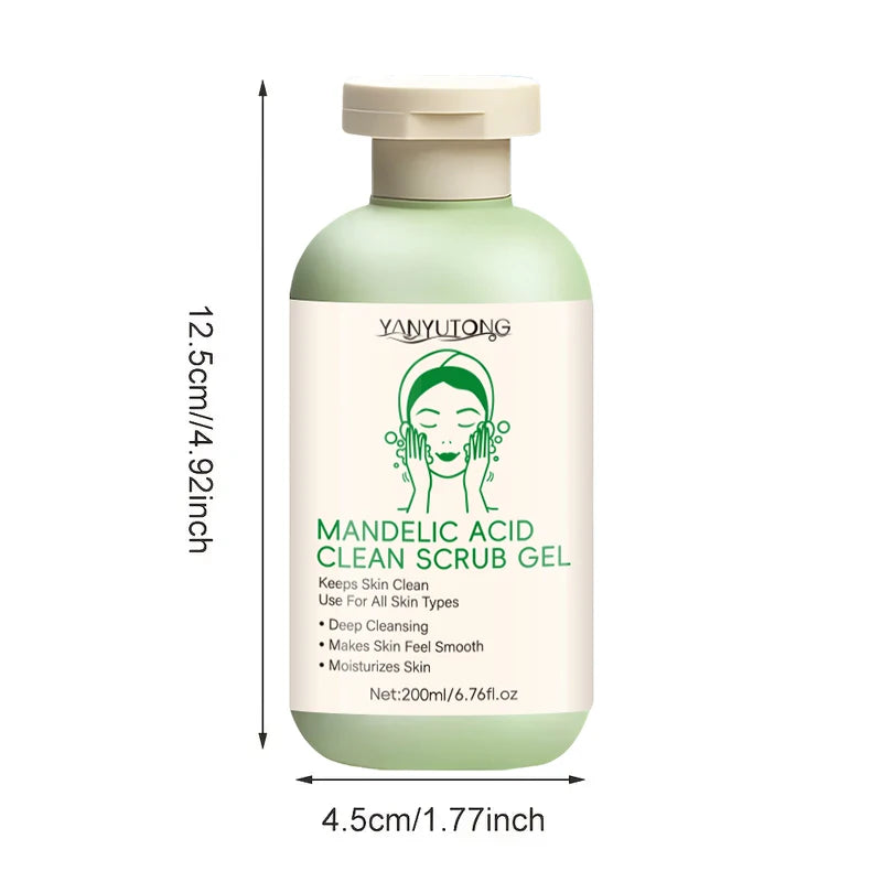 Facial Exfoliating Gel | Deep Pore Cleansing & Oil Control 200ml Scrubs Treatments Tidesmit