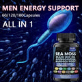 Ashwagandha Sea Moss Capsules Skin Joint Health Suppport Antioxidant Natural Nutrient with Black Seed Oil Pills