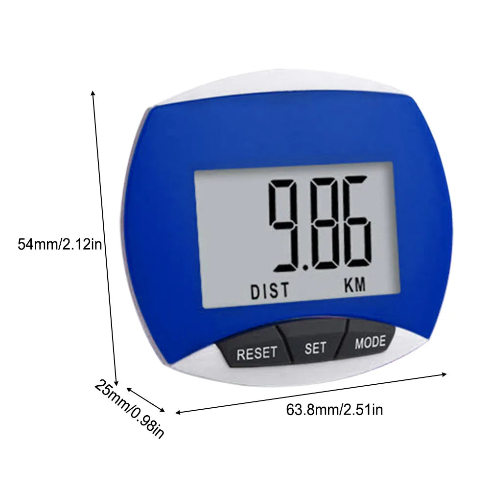 Walking Pedometer Portable Pedometer Multi-Function Accurate Step Tracker Mile Kilometer Calorie Calculation for Outdoor Sports