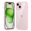 iPhone 16 Shockproof Transparent Case - Durable Military-Grade Protection Pink Tidesmit