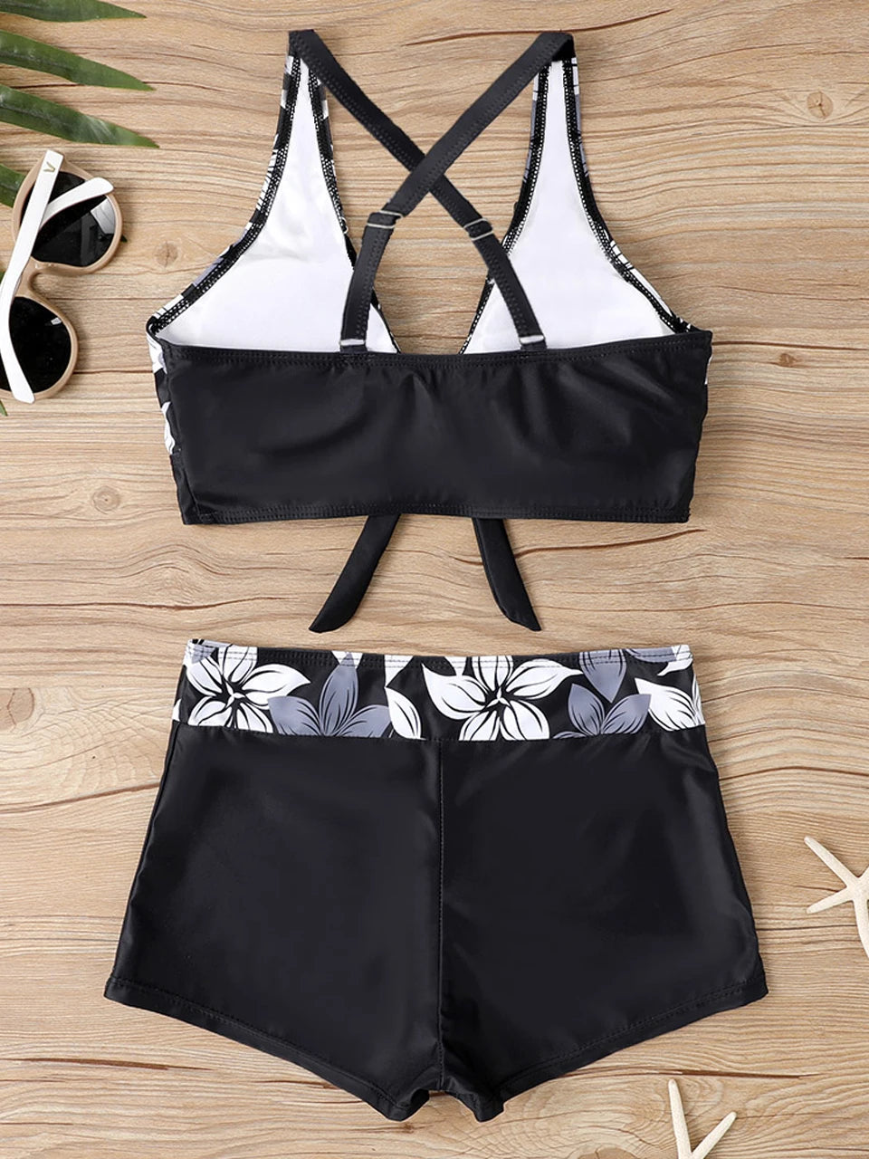 2025 High Waist Bikinis Women Sports Swimwear Print Bathing Suit Female Padded Beach Wear Bathers Swimming Swimsuit Summer