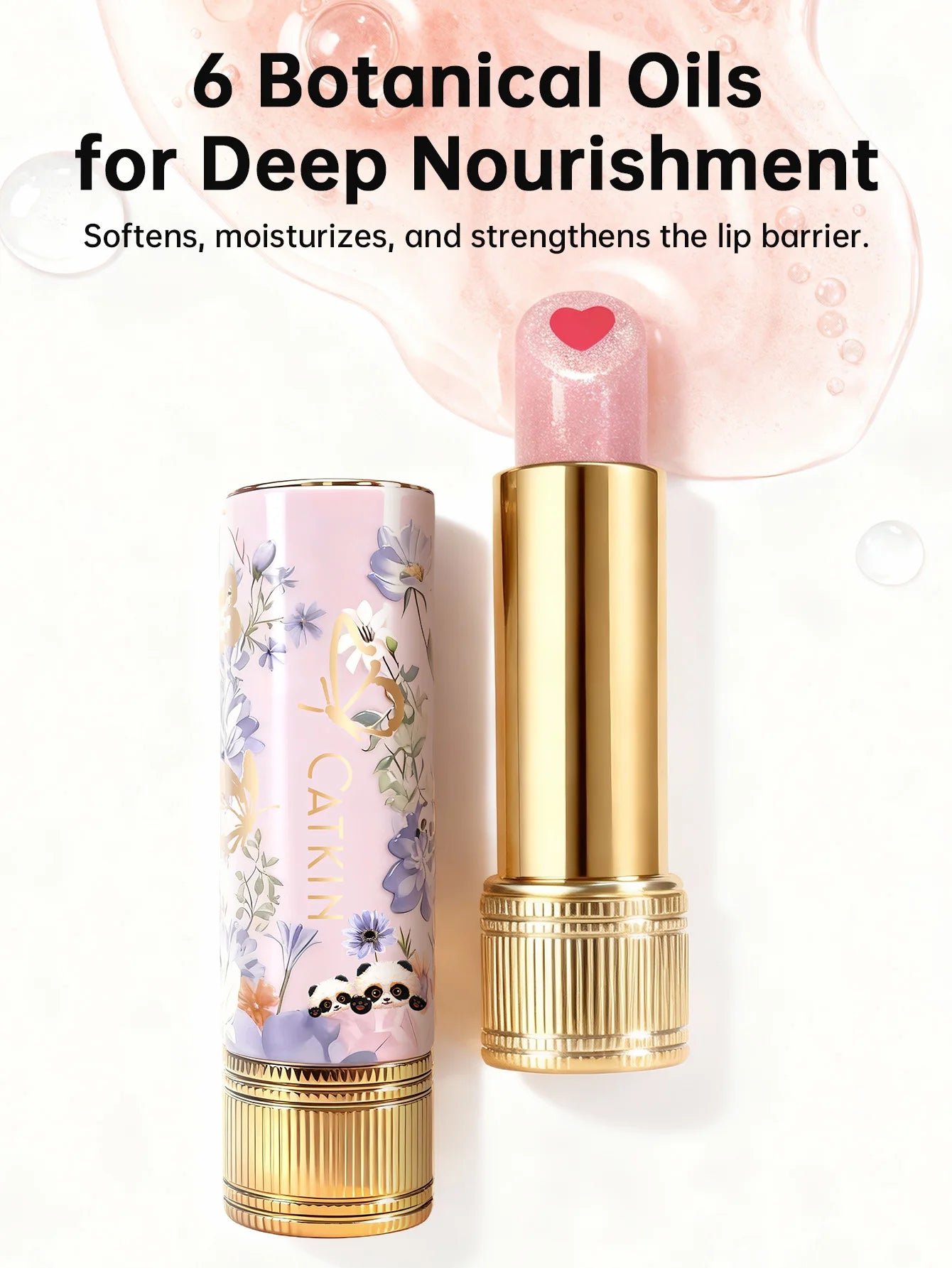 Tinted Lip Balm Jelly Gloss - Moisturizing Lip Treatment | Tidesmit Lip Care Tidesmit