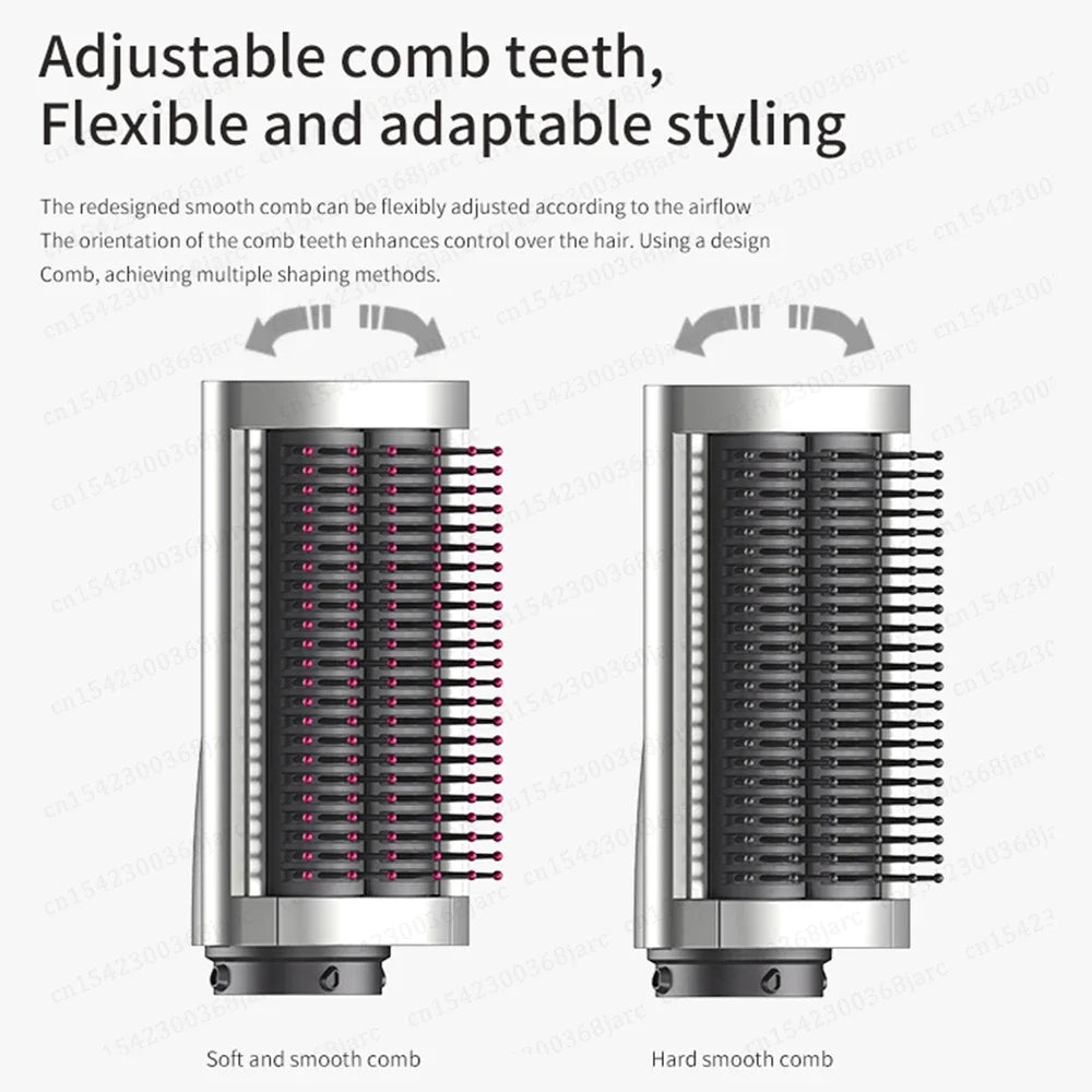 SenCiciMen X9 hair styler attachment with adjustable comb teeth for flexible, professional salon-quality styling.