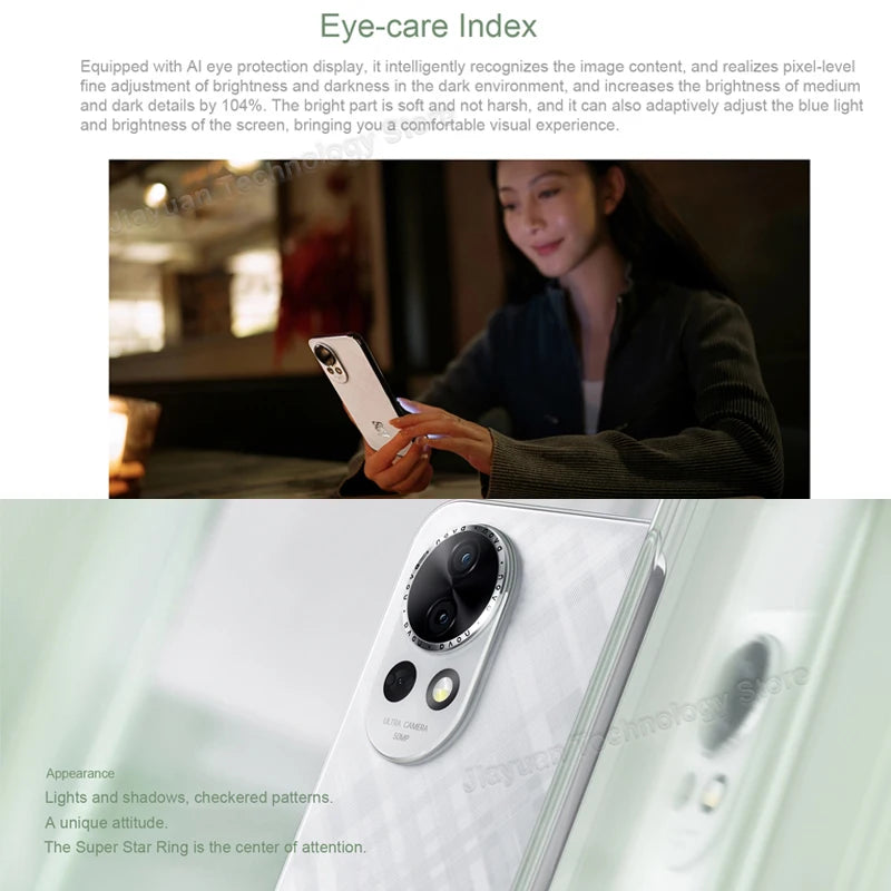 Original Huawei Nova 13 5G Mobile Phone 6.7 Inches OLED 120Hz Screen Kirin 8000 HarmonyOS 4.2 Battery 5000mAh AI Smartphone