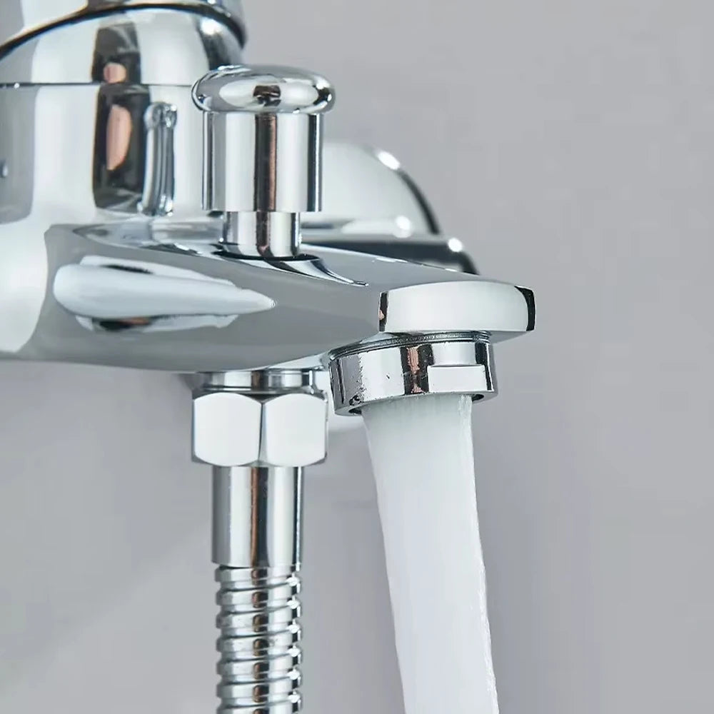 Bathroom Hot and Cold Water Mixers Wall Mounted Single Handle Bathtub Faucet