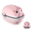 Cute 3D Little Pig Wireless Mouse 2.4G Bluetooth Dual-mode Silent For Women Office Laptop PC