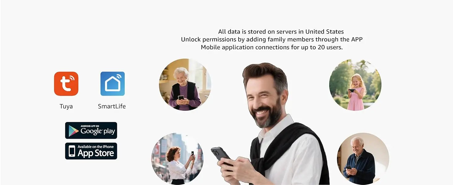 Password 4in1 Unlock HD Wifi Doorbell Video Intercom System For Home Doorphone Tuya Smart 1080P Touch Monitor Security Protect