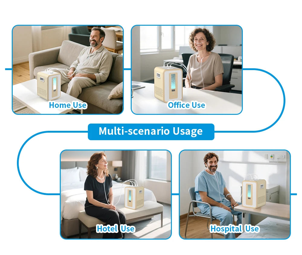Tidesmit Cawolo 300ml hydrogen water generator featuring dual outlets for H2 O2 inhalation and breathing therapy.