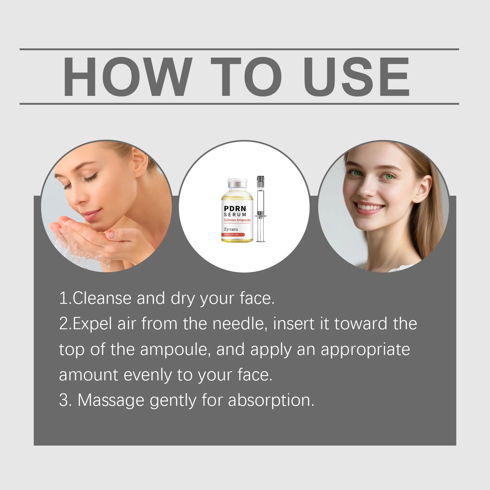 Tidesmit Elasticity Boost Korean Serum texture close-up for rejuvenating anti-aging face skincare routine