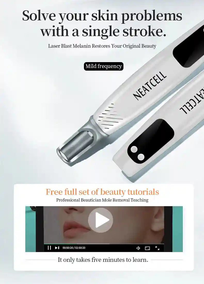 Picosecond Laser Pen for Dark Spot Removal - Portable Skincare Device Eye Massage Instrument Tidesmit