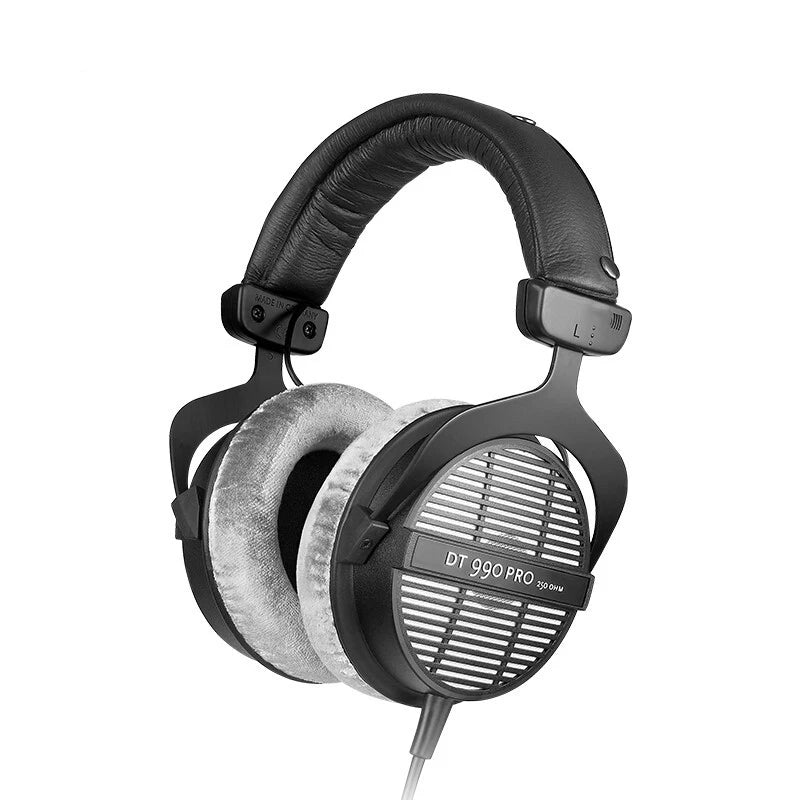 Beyerdynamic DT 990 PRO Studio Headphones - 250 Ohm Open Back Design 250 ohm Gray Tidesmit