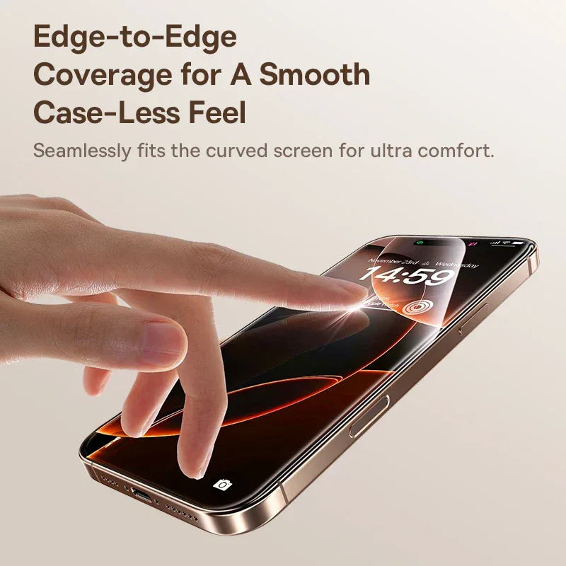 iPhone 16 Pro Max Screen Protector Tempered Glass | 9H Anti-Scratch Tidesmit