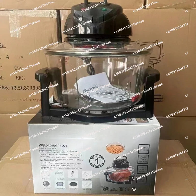 Suitable for 20L multifunctional large capacity household light wave stove, air fryer, glass electric fryer, french fry machine