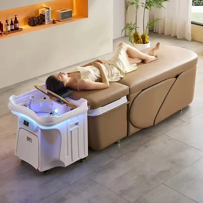 Portable Massage Spa Bed with Shampoo Sink - 220V Professional Wellness Massage Chairs Tidesmit
