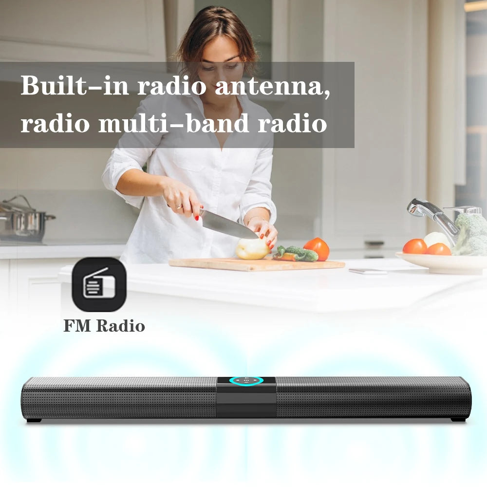 Wireless Bluetooth Sound Bar Speaker System Super Power Sound Speaker Wired Wireless Surround Stereo Home Theater TV Projector