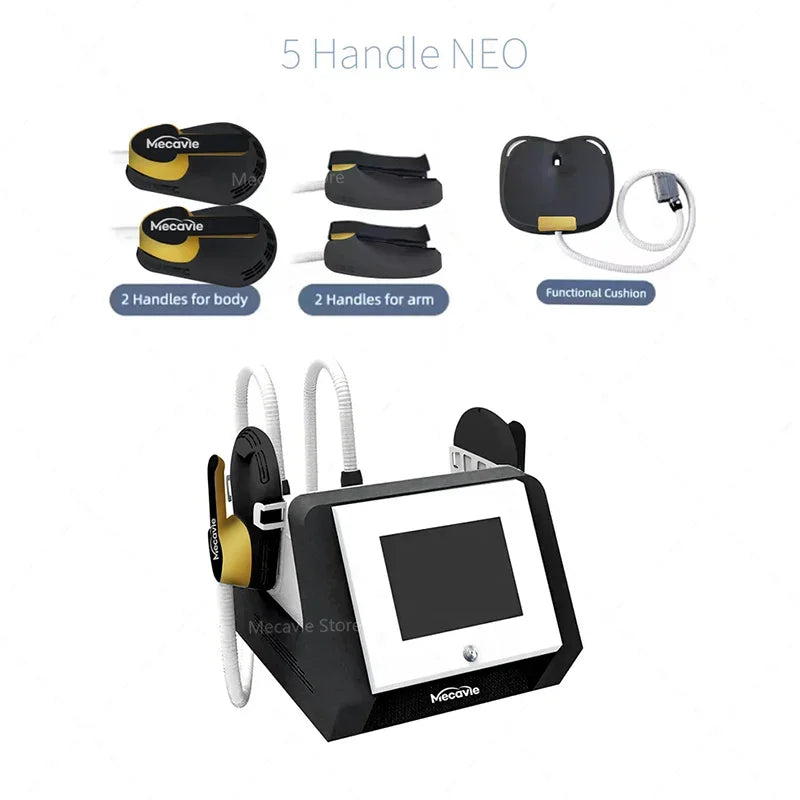 Muscle Builder Body Contouring Machine: 2-Handle Buttock Lift Device Relaxation Treatment Tidesmit